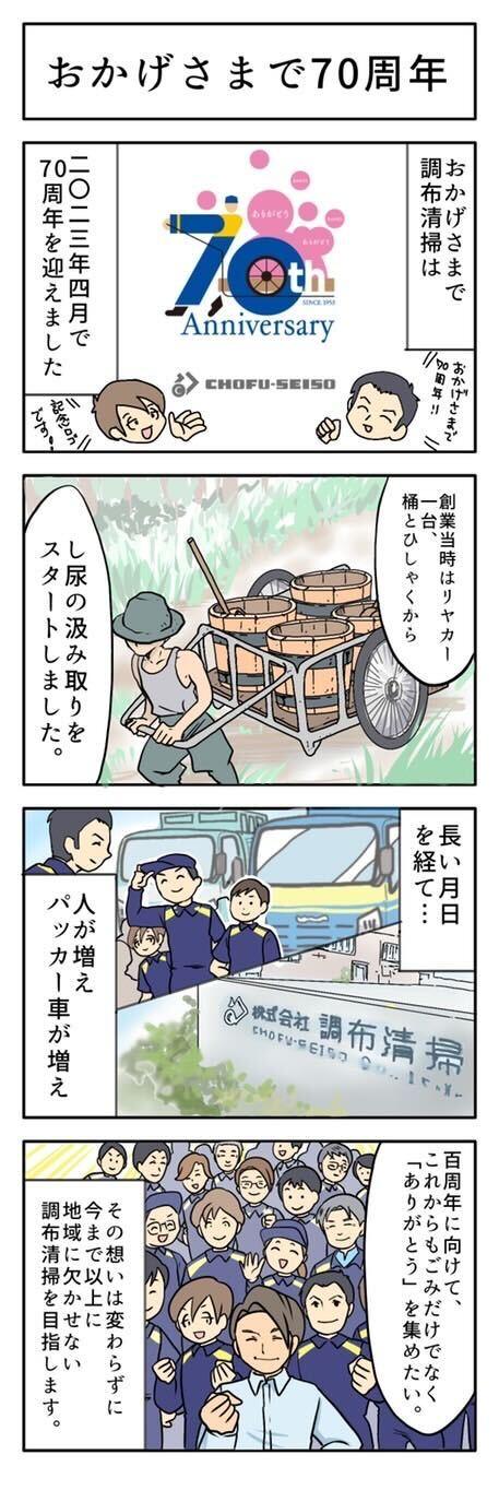 おかげさまで70周年